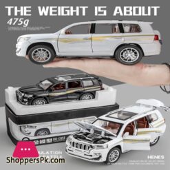 Toyota Land Cruiser Prado Suv Collection 1:24 Chezhi Car Exquisite Simulation Diecasts