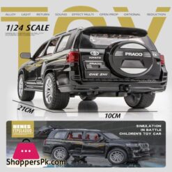 Toyota Land Cruiser Prado Suv Collection 1:24 Chezhi Car Exquisite Simulation Diecasts