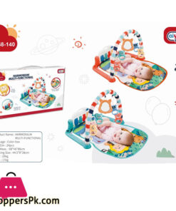 Baby Fitness Piano Rack - 3 In 1 Newborn Baby Play Gym Piano Fitness Rack Mat with Music
