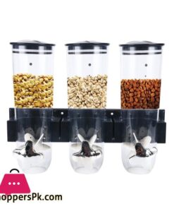 Food Storage Cans Cereal Boxes Kitchen Sealed Cereal Dry Household Snacks Melon Seeds Nuts Candy Dispenser Secret StashStorage Bottles Jars