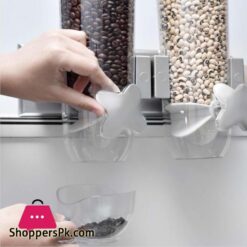 Food Storage Cans Cereal Boxes Kitchen Sealed Cereal Dry Household Snacks Melon Seeds Nuts Candy Dispenser Secret Stashstorage Bottles Jars