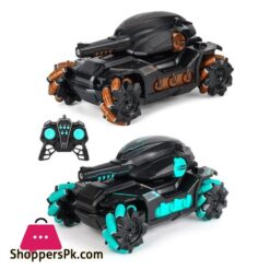 Water Bomb Armored Car 24G Remote Control Tank Toy Car Watch Four Wheel Drive 360 Flips With Lights Gift For Toddler N0Hdrc Tanks