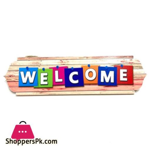 Welcome Wooden Board