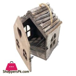 Wooden Bird Feeder House