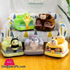 Cartoon Baby Learning Chair Children Sofa Plush Lazy Sofa Chair Infant Sitting Posture