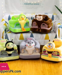 Cartoon Baby Learning Chair Children Sofa Plush Lazy Sofa Chair Infant Sitting Posture