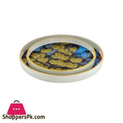 Angela Round Serving 2Pcs Tray RY134