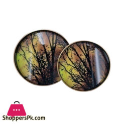 Angela Round Serving 2Pcs Tray RY148