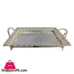 ORCHID Rectangular Tray Medium (Silver)