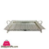 Orchid Square Serving Tray-Large (Silver)