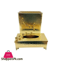 ORCHID Rectangular Bin Set (Gold)