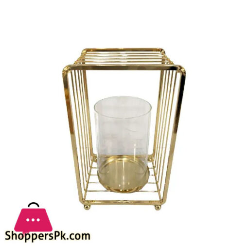 ORCHID Candle Holder (Gold)- WB088