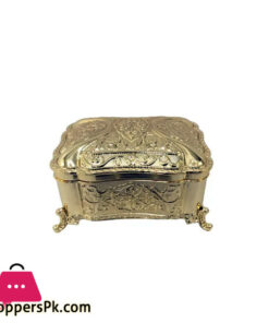 ORCHID Rectangular Jewellery Box-Gold