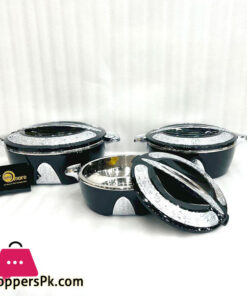 Stainless Steel Food Keep Fresh Casserole 3 Pcs Set Cookware Sets ,Size:1.5L, 2.5L, 4L