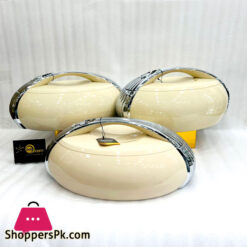 Luxury Portable Hot Pot Set Casserole Food Warmers Abs Food Container, Size:4L