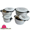 Thiland Grey Hot Pot 4Pcs