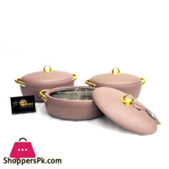 Japanese Style Stainless Steel-3Pcs Size:2L, 2.5L, 3L