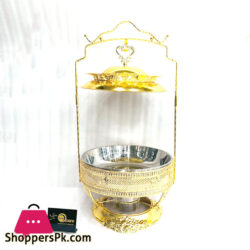 Fancy Buffet Dish Restaurant Food Heating Container Stainless Steel With Burner - 4L