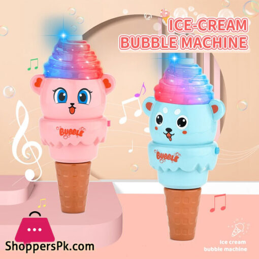 Ice Cream Bubble Machine for Kids