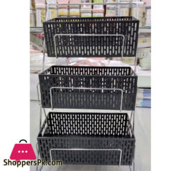 Imperial Plastic Furit Basket-3 Layers