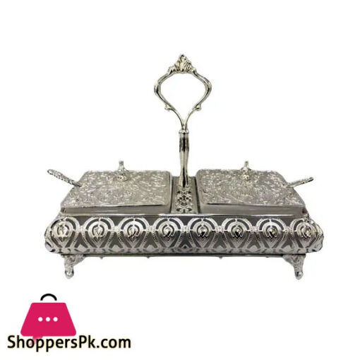 ORCHID 2 Portrion Condiment Holder Silver