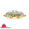 Orchid Rectangular Serving Dish Gold