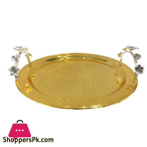 ORCHID Round Tray Gold