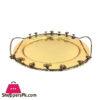 Orchid Round Tray Medium (Gold)