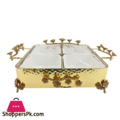 Orchid Snack Serving Bowl-4 Parts