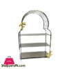 Orchid 3Tier Pastry Holder-Silver