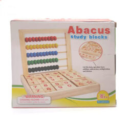 Study Arithmetic Blocks Calculation Beads Abacus Toy Wooden For Kids