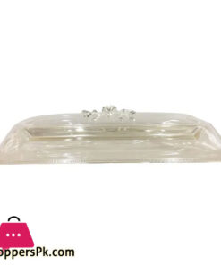 Long Dish With Cover Large (Silver)