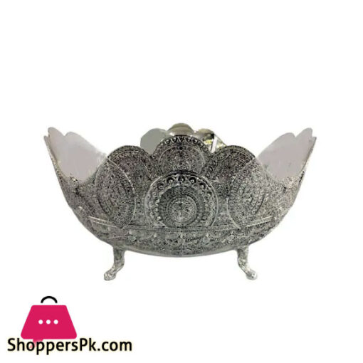 ORCHID Serving Bowl-Silver