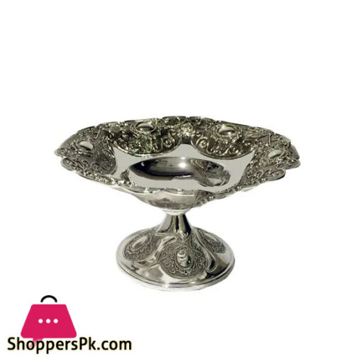 Orchid Round Bowl- Silver