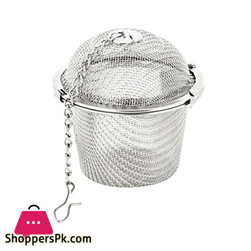 Easy Filter Green Tea Infuser Ball, Stainless Steel with Chain Ending and Hook