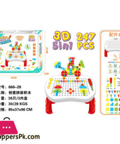 Educational Creative Magic Panel Toy Kids DIY Brick Puzzle