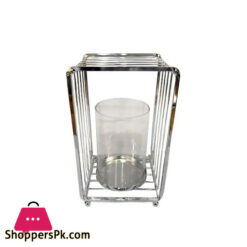 ORCHID Candle Holder (Silver)-WB090
