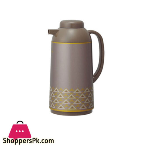 Zojirushi Glass Lined Vacuum Insulated Handy Pot, 1 Litre, Gold Brown (AGYE-10-TZ)