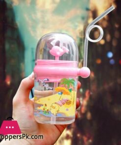 250Ml Baby Drinking Cup Kids Whale Water Spray Cartoon Baby Feeding Cups With Straws Water Bottles Outdoor Childrens Cupscups