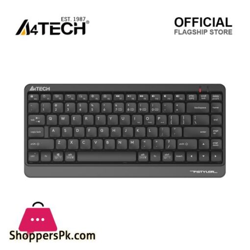 A4Tech FBK11 Wireless Keyboard Bluetooth 24G Wireless MultiDevice Compact Slim Switch Upto 4 Devices Portable For PCLaptopTabletMobileSmart TV