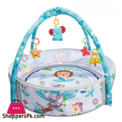 Activity Gym Baby Ball Pit Baby Play Mat with Fence with 15-Balls