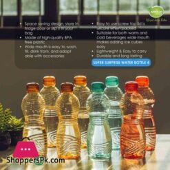 Super Surprise Water Bottle Model 4 Pack Of 8