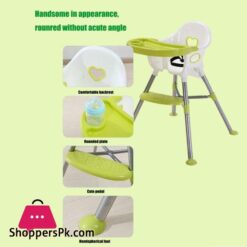 Baby High Chair Children Dining Chair 4In1 Portable Multi Highchair With Non Slip Foot Modern Safety Belt Kid Eat High Chairs For Home For 0 3 Years Old Children Home Commercial Hotel Supplies Suit