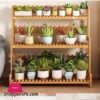 Zunruishop Potted Plant Stand Flower Stand Floor To Ceiling Indoor Multi Layer Flower Shelf Balcony Living Room Succulent Frame Trapezoidal Shelf Plant Display Stand Flower Pot Rack