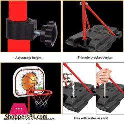 Basketball Hoop Kids Basketball Hoop And Stand For Kids 78-170Cm Adjustable Height Basketball Stand With 2 Ball, Net, Air Pump, Wrench, For Outdoor Indoor Basketball Hoop Portable Basketball Stand Set 9 Basketball Hoop Kids Basketball Hoop And Stand For Kids 78 170Cm Adjustable Height Basketball Stand With 2 Ball Net Air Pump Wrench For Outdoor Indoor Basketball Hoop Portable Basketball Stand Set