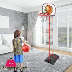 Basketball Hoop Kids Basketball Hoop And Stand For Kids 78-170Cm Adjustable Height Basketball Stand With 2 Ball, Net, Air Pump, Wrench, For Outdoor Indoor Basketball Hoop Portable Basketball Stand Set 11 Basketball Hoop Kids Basketball Hoop And Stand For Kids 78 170Cm Adjustable Height Basketball Stand With 2 Ball Net Air Pump Wrench For Outdoor Indoor Basketball Hoop Portable Basketball Stand Set