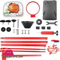 Basketball Hoop Kids Basketball Hoop And Stand For Kids 78-170Cm Adjustable Height Basketball Stand With 2 Ball, Net, Air Pump, Wrench, For Outdoor Indoor Basketball Hoop Portable Basketball Stand Set 13 Basketball Hoop Kids Basketball Hoop And Stand For Kids 78 170Cm Adjustable Height Basketball Stand With 2 Ball Net Air Pump Wrench For Outdoor Indoor Basketball Hoop Portable Basketball Stand Set