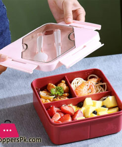 Bento Box Lunch Box 3 Compartment with Utensils Lunch Containers for Meal Prep Lunch Snack  Eco-Friendly Leakproof Microwave Safe