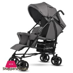 Blue-Baby Twins Stroller Easy Portable Folding Double Baby for Big and Small Baby Can Sit and Lie Before After The Second Child