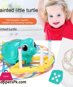 Children Intelligent Automatic Drawing Toy Little Turtle Painting Math Spelling Robot Educational Electronic Toy Gift